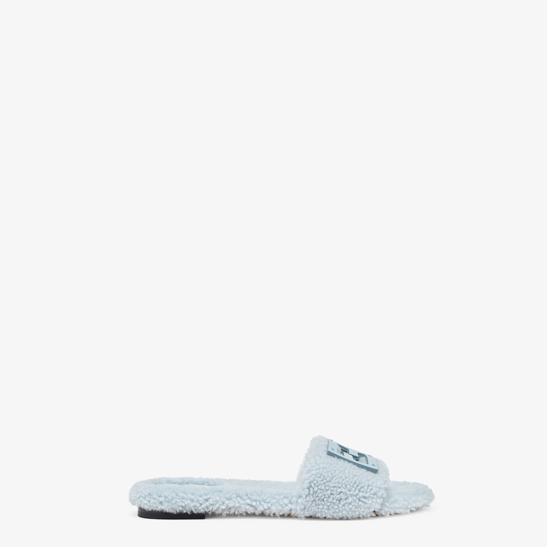 Fendi logo 2024 pearly slide mule