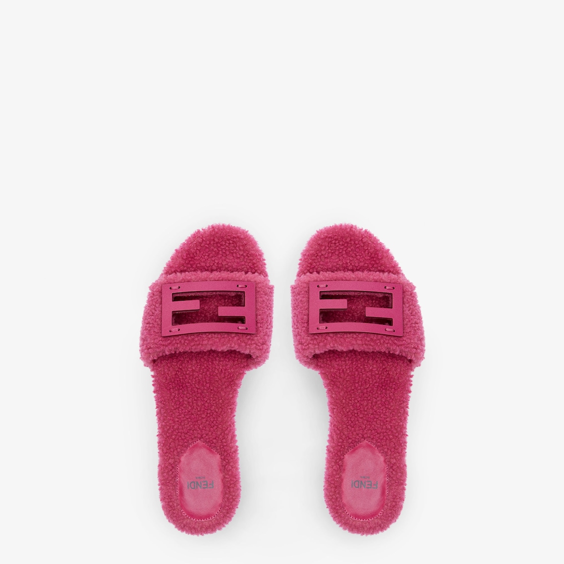 Fendi slides discount pink