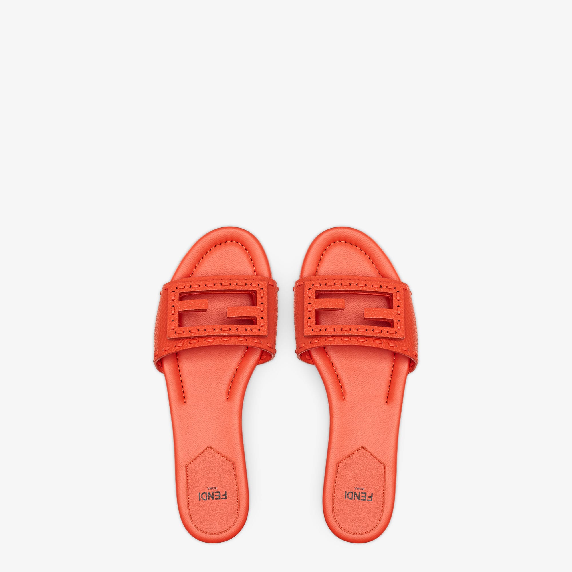 Fendi red sandals hotsell