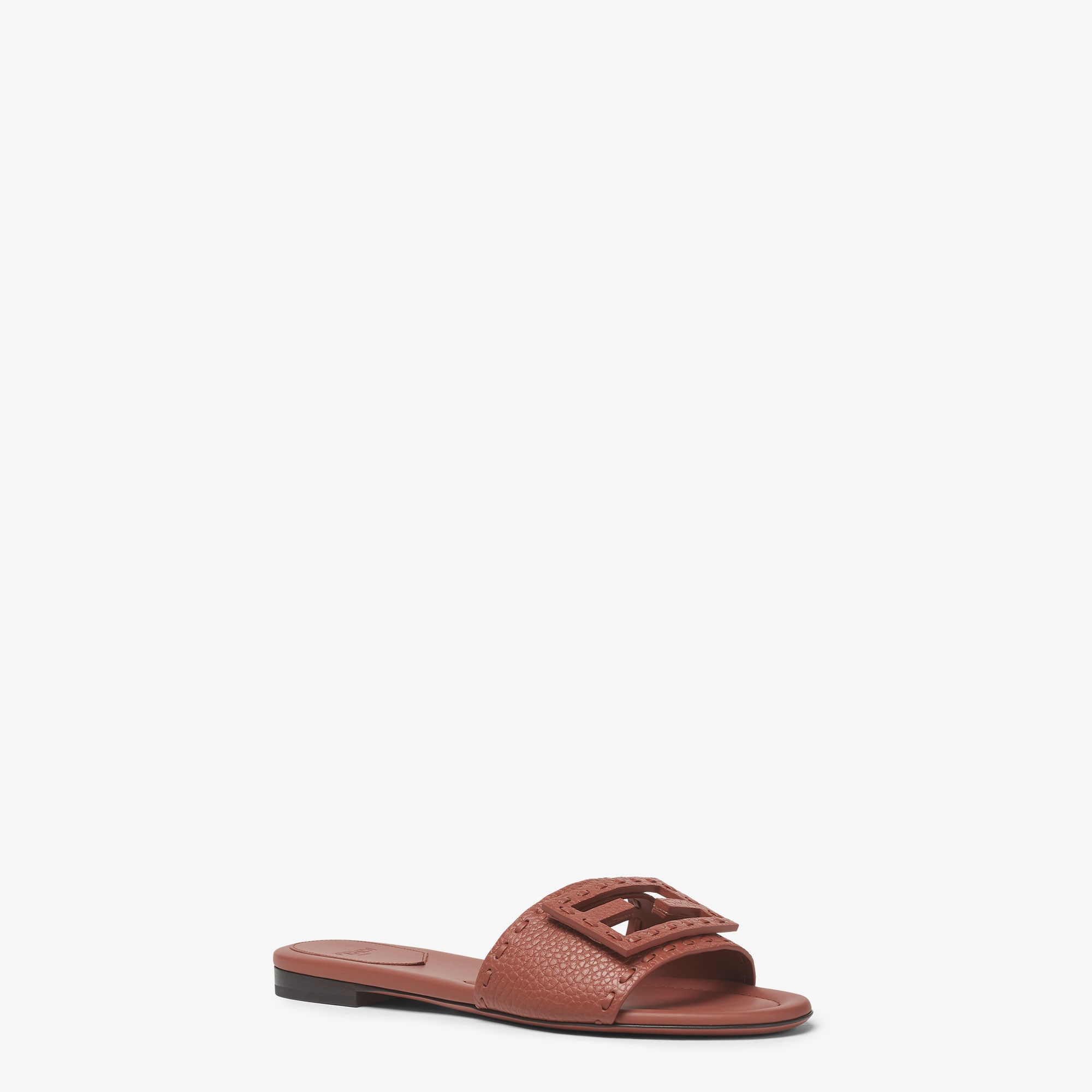 【関税&送料込】Fendi Coral Leather Baguette Slippers Fendi Baguette Leather Sandals | Saks Fifth Avenue