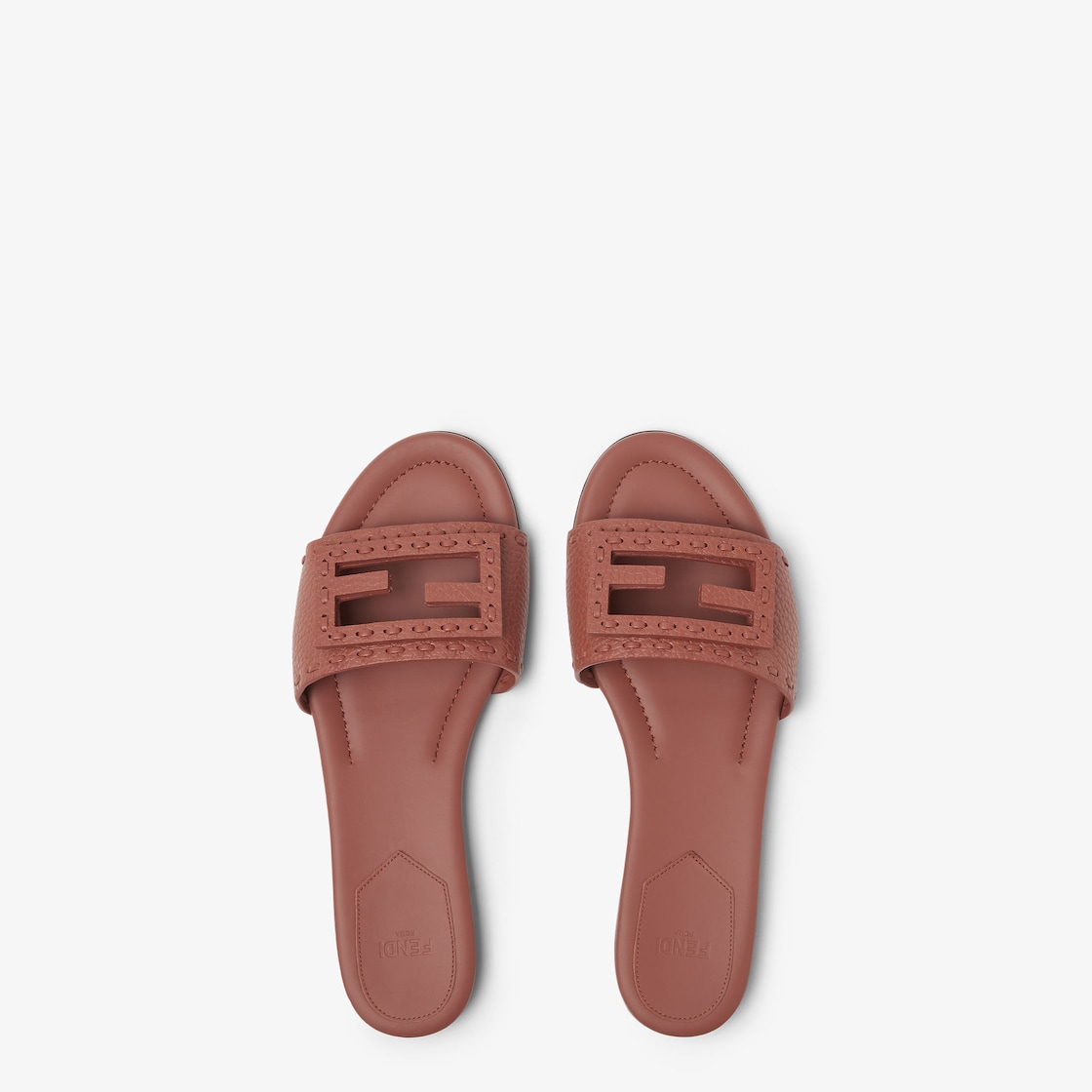 Baguette Sienna leather slides Brown - Image 4/5