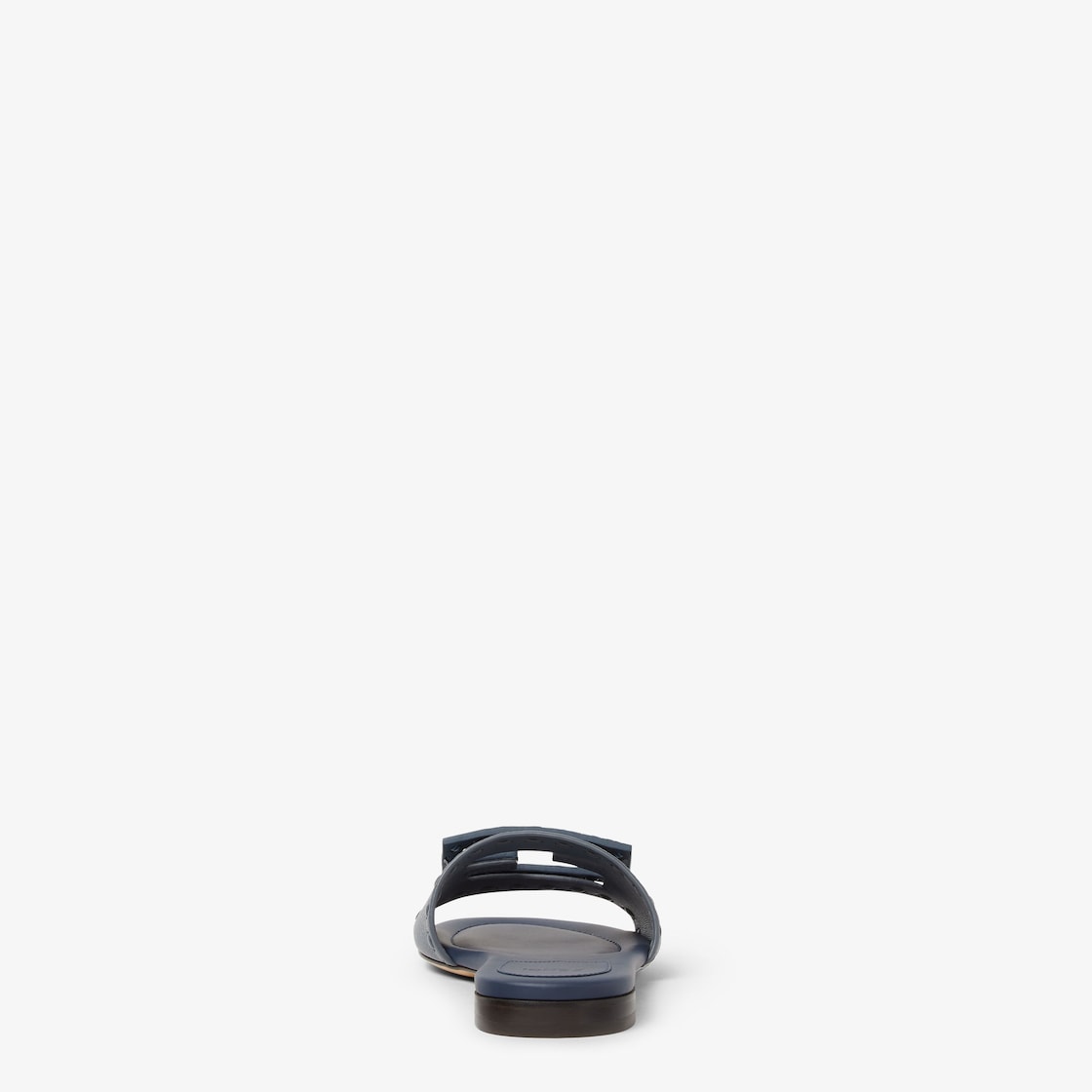 Baguette Mercury blue leather slides Light blue - Image 3/4