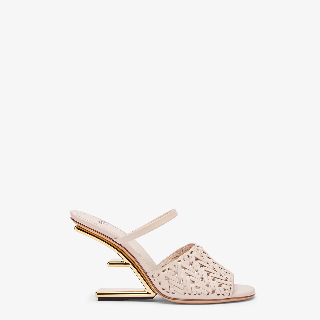 Fendi block hot sale heel sandals