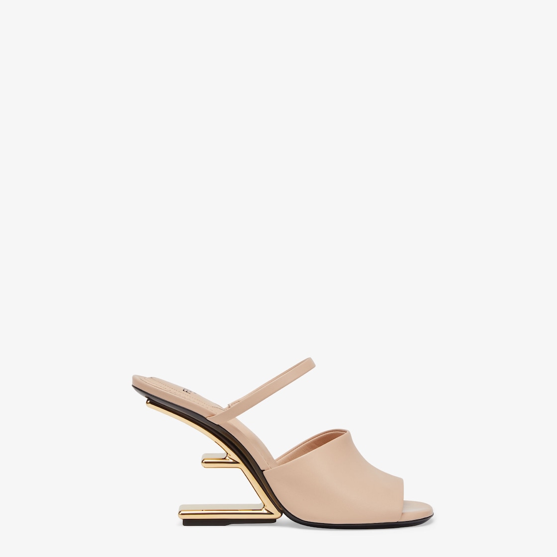 Fendi First Pink leather high heeled sandals Fendi