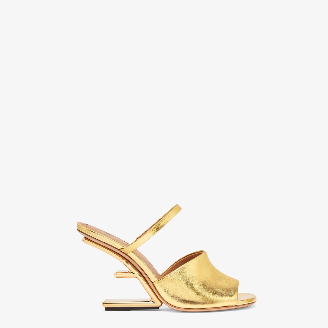 Fendi on sale gold sandals