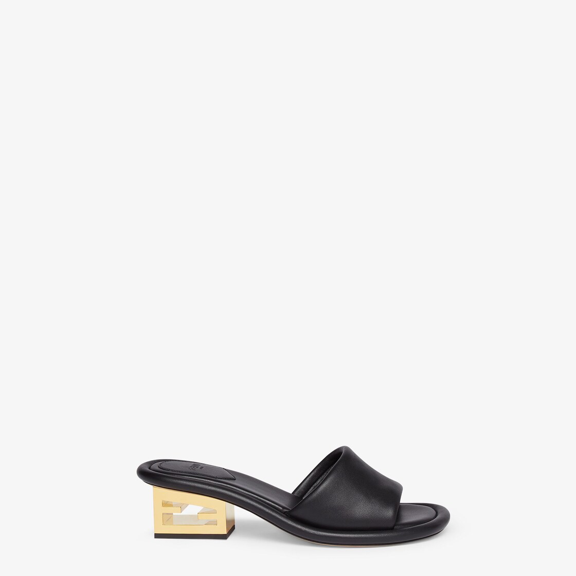 Fendi cheap slides black