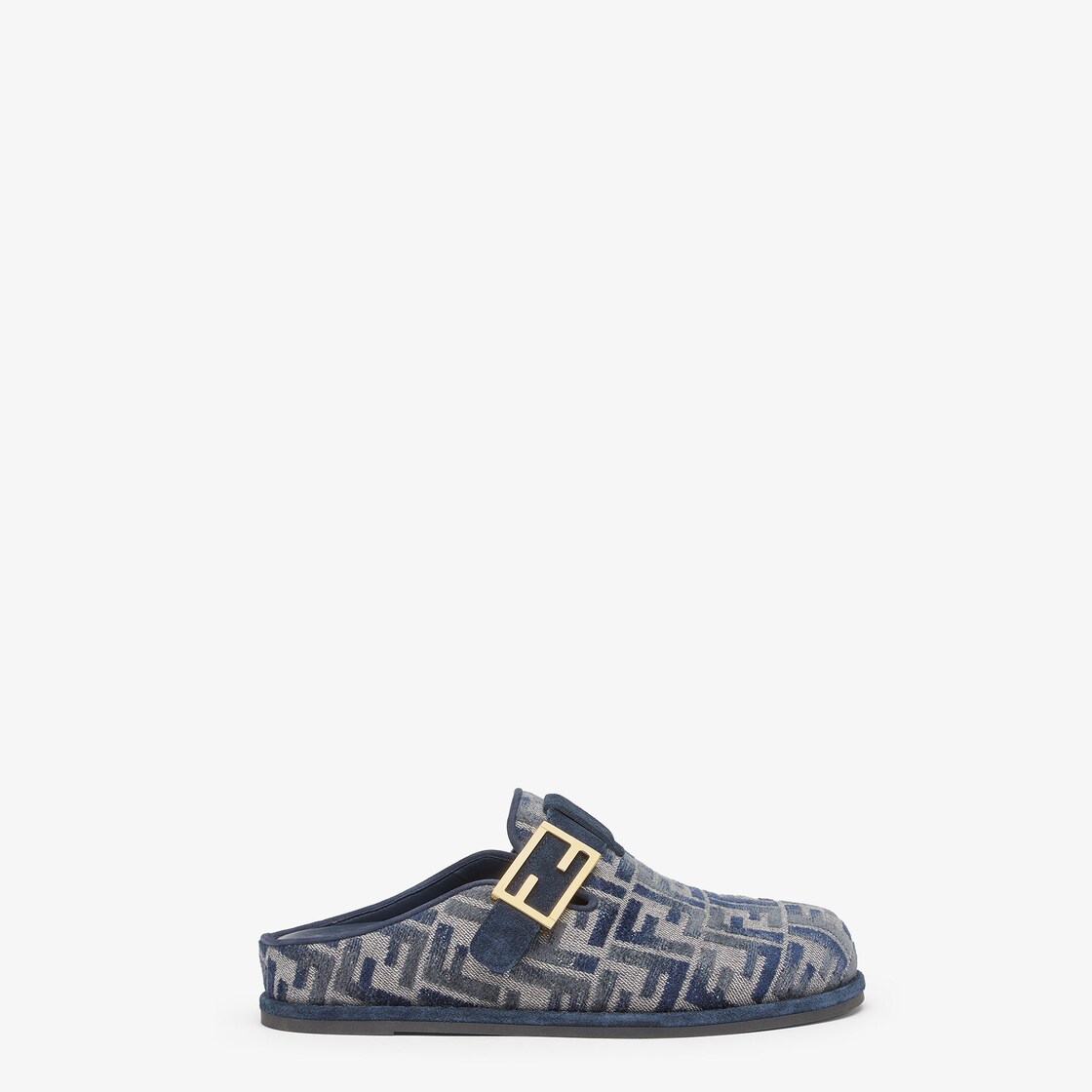 Fendi Feel Blue FF denim mules Fendi