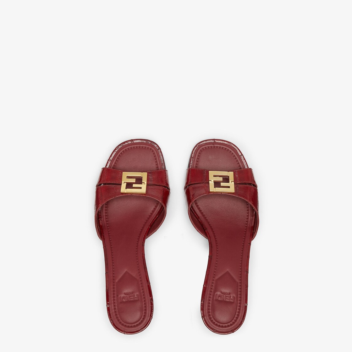 Fendi shoes red on sale