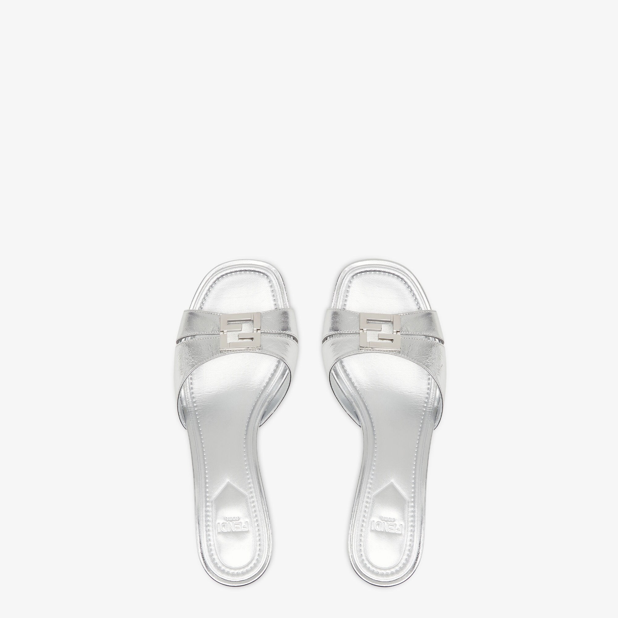 Fendi FFold Leather Silver | Fendi