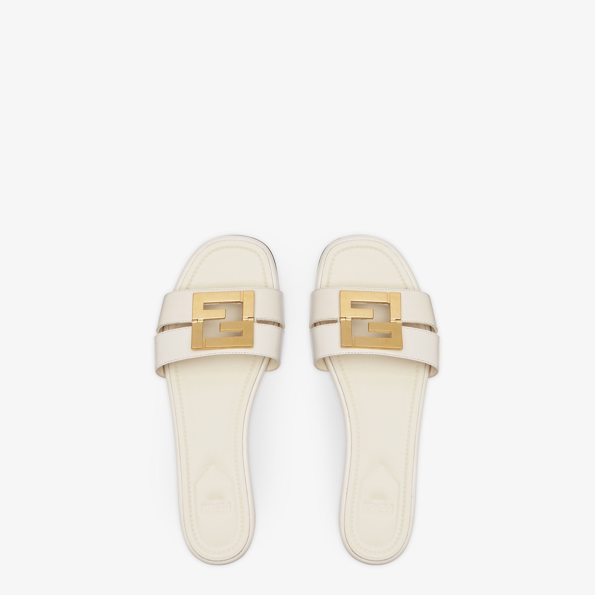 White fendi fashion sandals