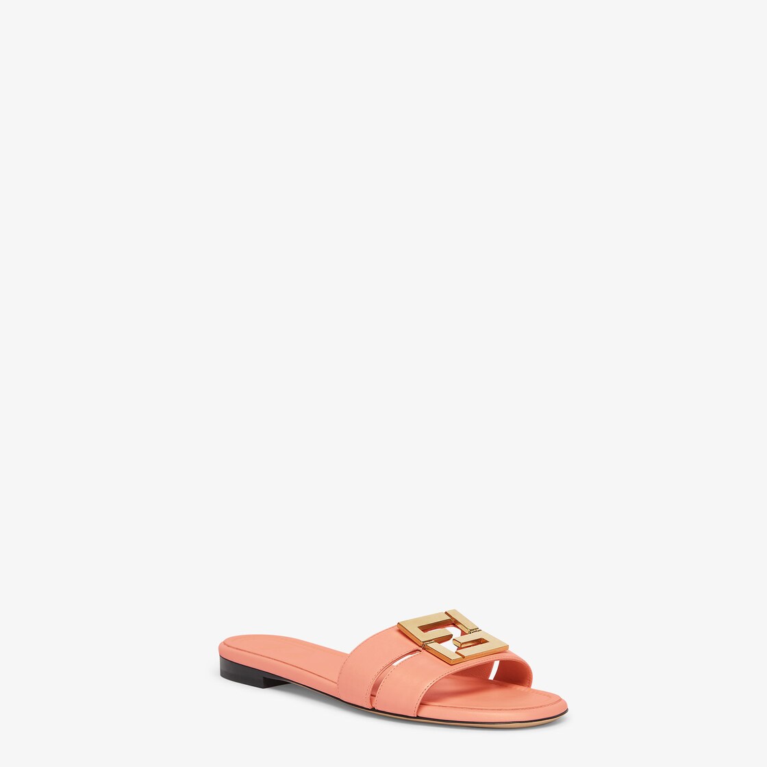 Fendi FFold Pink leather sandals Pink - Image 2/4