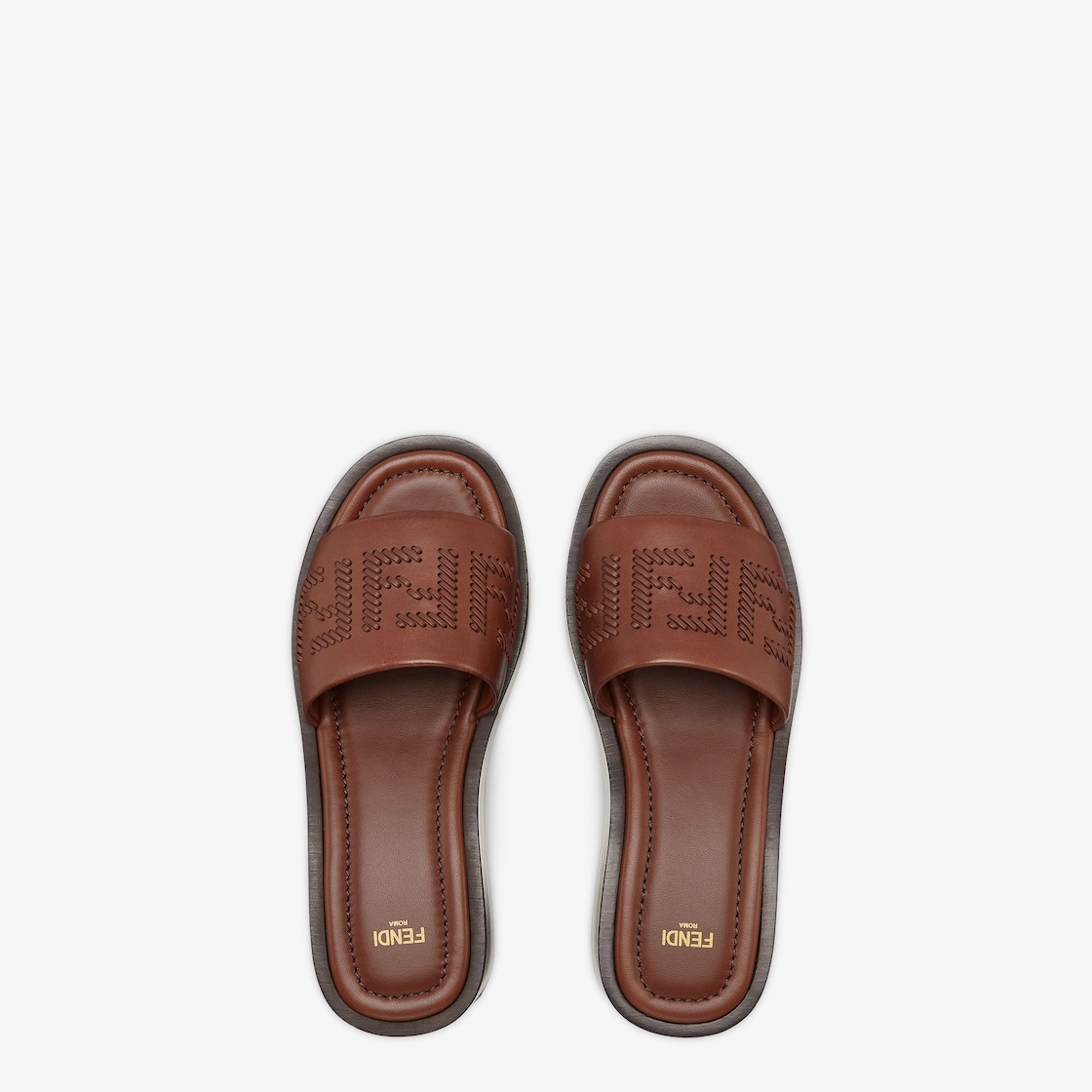 Fendi Sunshine Leather Brown | Fendi Fendi Sunshine Leather Brown | Fendi