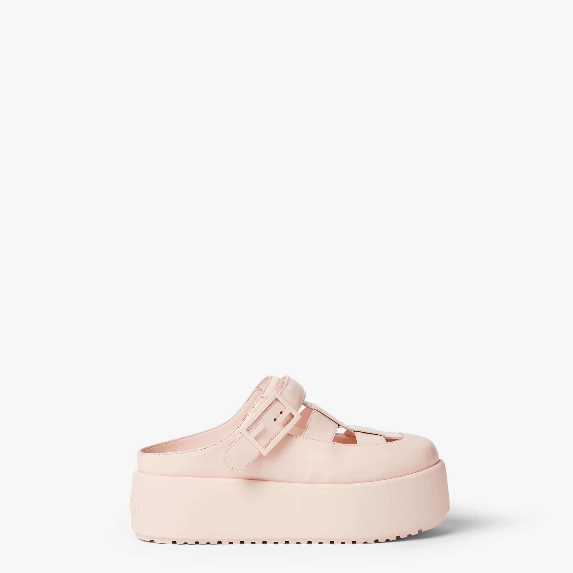 Fendi Sabots with rounded toe and platform sole