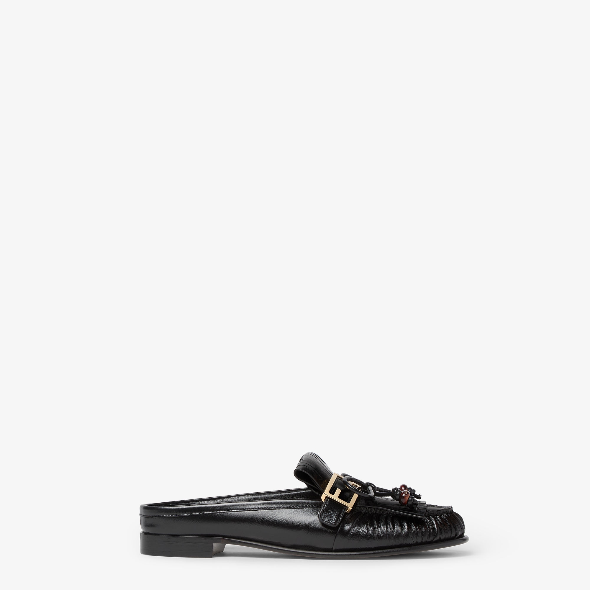 FENDI フラットシューズ 黒 スエード 保存袋付き Baguette - Black | FENDI International