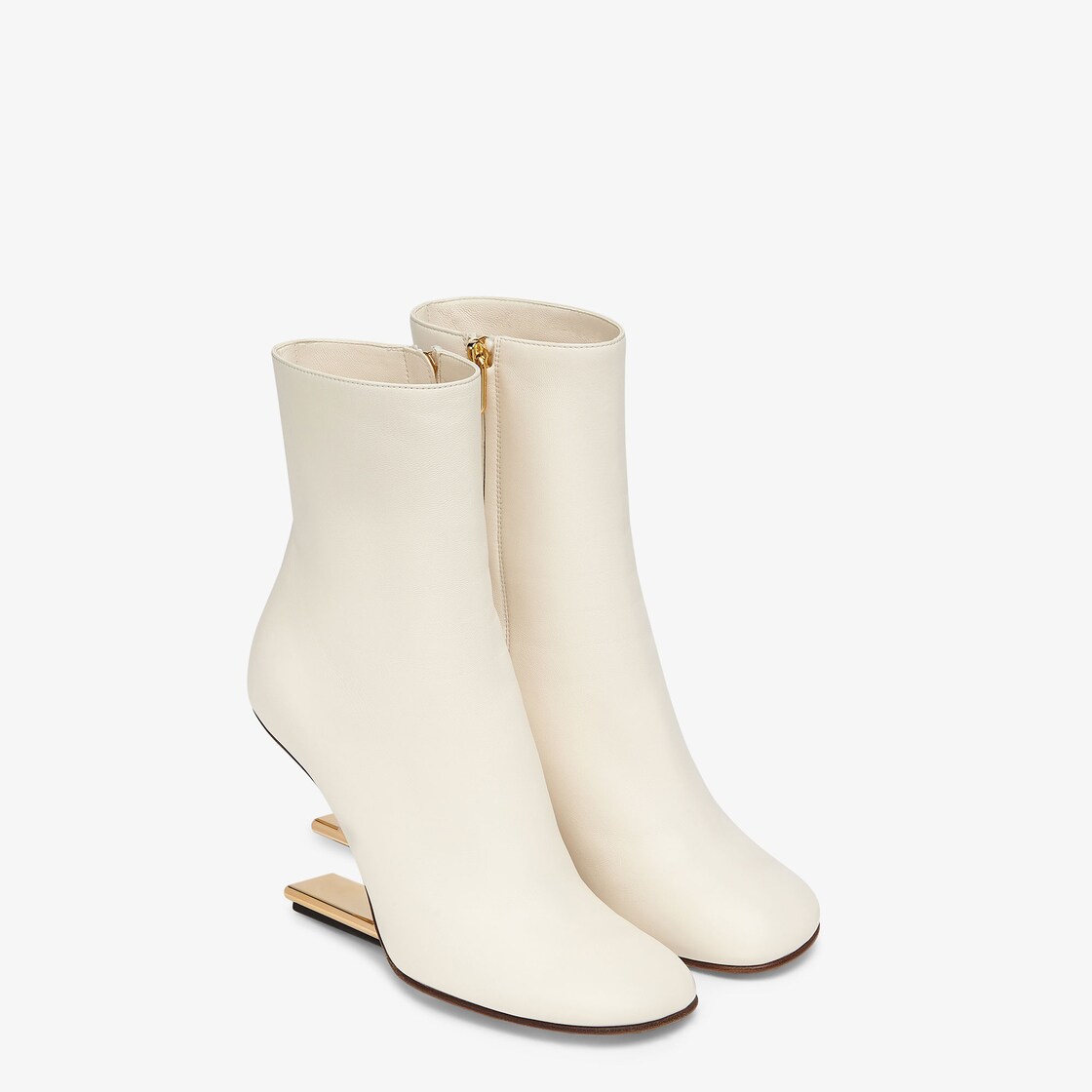 Fendi white discount booties