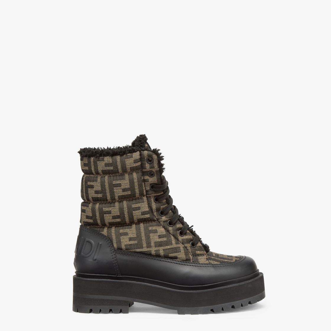 Signature Biker Boots Leather Black | Fendi Signature Biker Boots Leather Black | Fendi