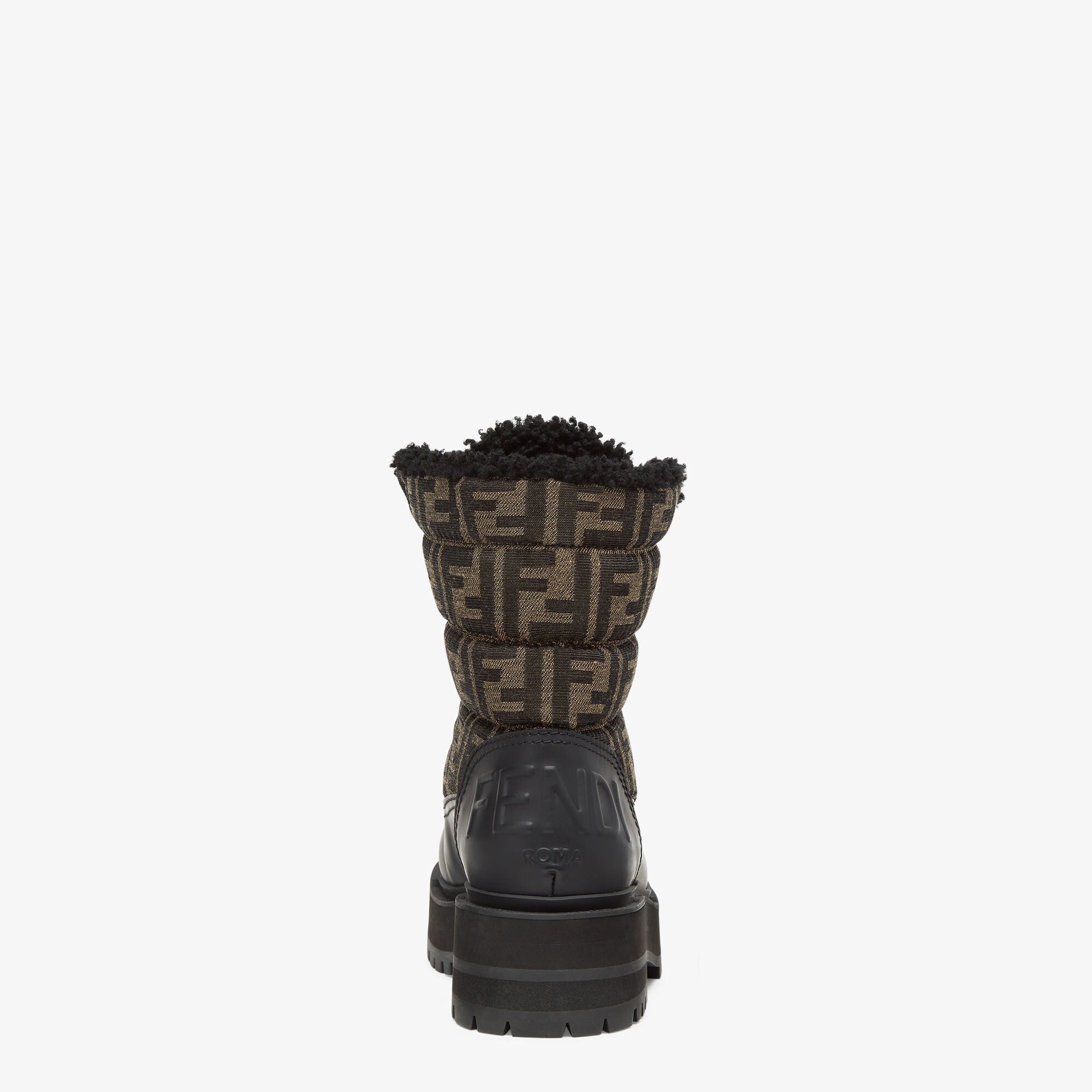 フェンディ フォース バイカーブーツ レザー ブラック | Fendi