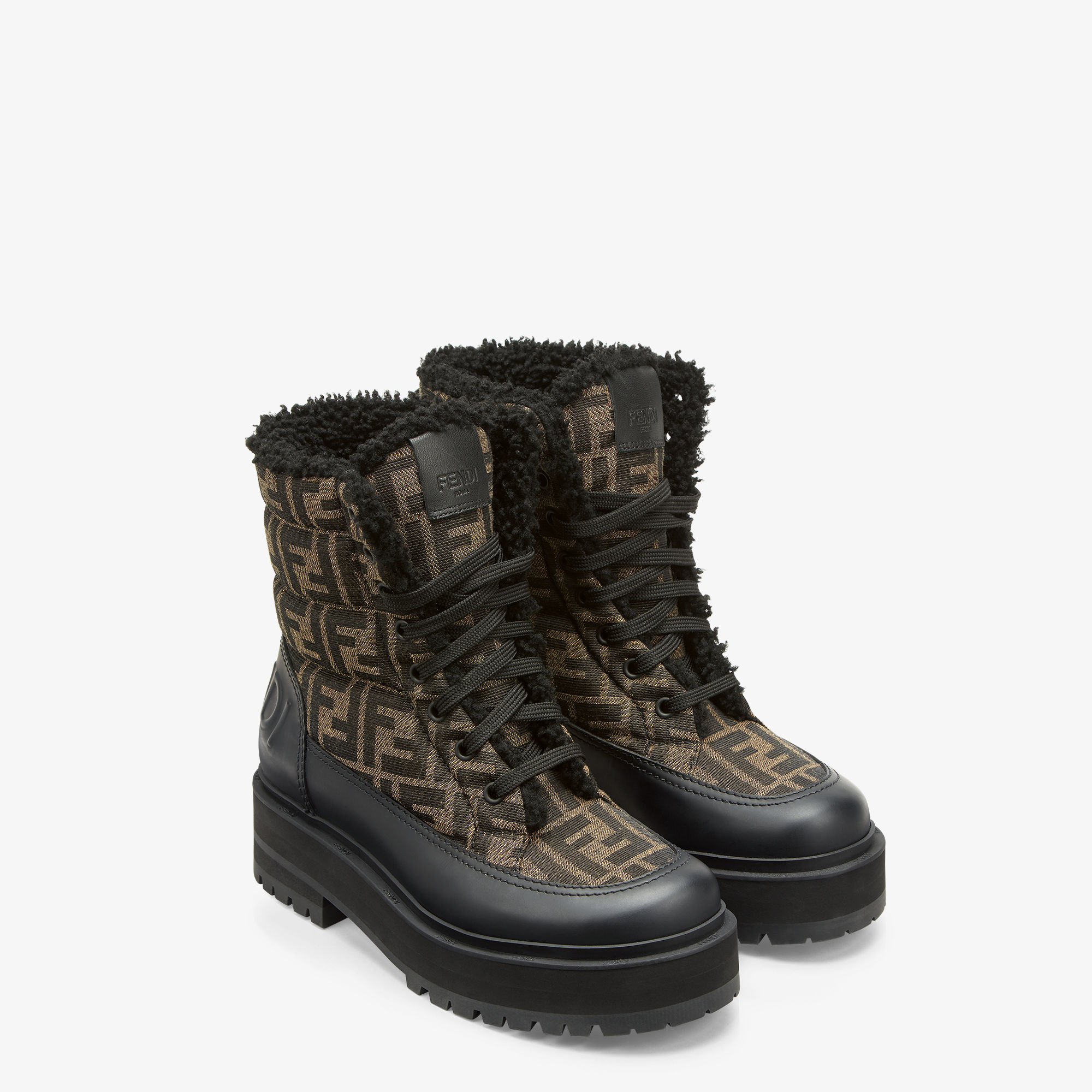 Signature Biker Boots - Black | FENDI International