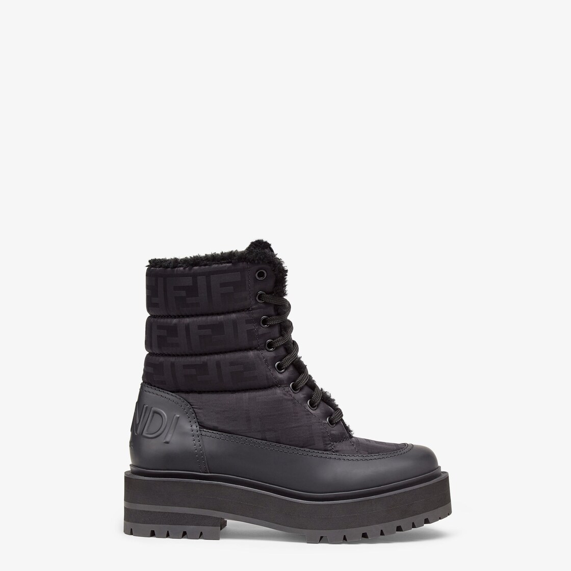 Fendi leather biker outlet boots