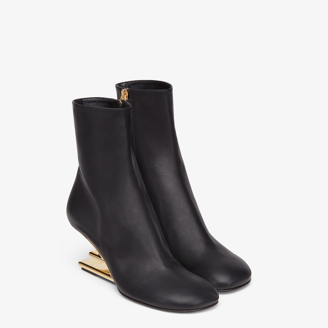 Fendi cheap gold boots