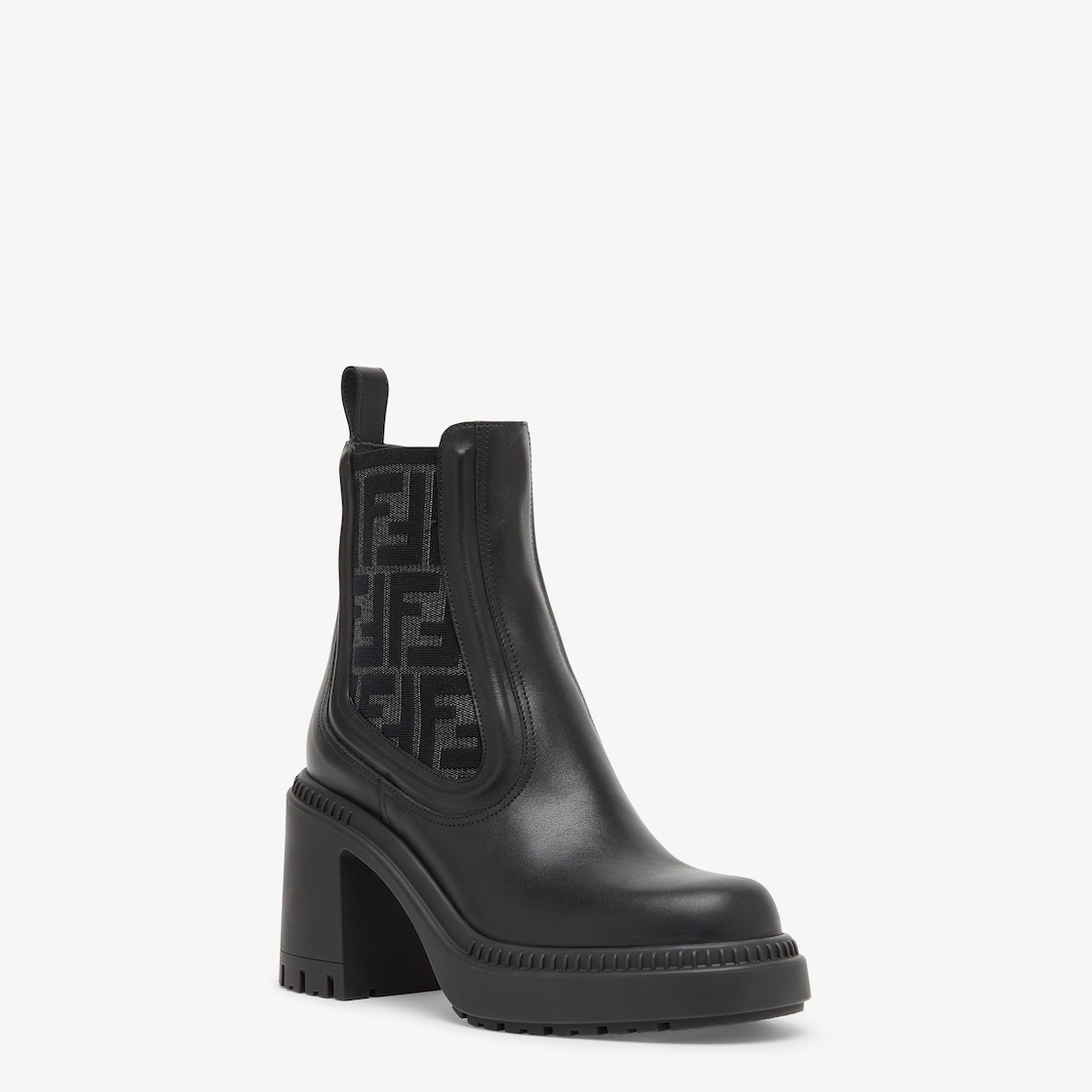 Domino Black leather biker boots Black - Image 2/4