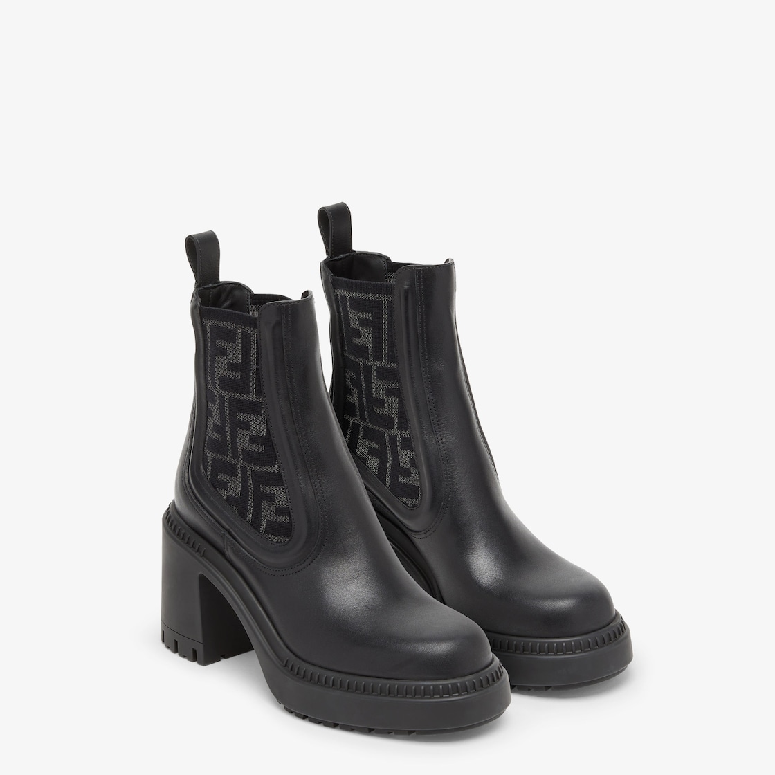 Fendi knit outlet boots