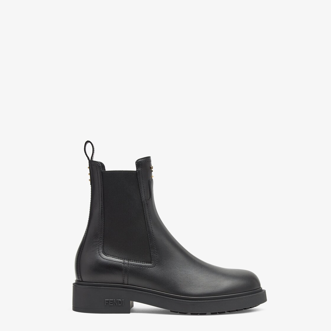 Fendi Filo Black leather biker boots Black - Image 1/4