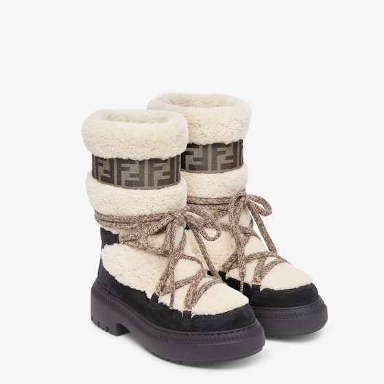 Fendi Round-toe après-ski boots | Thumbnail 4