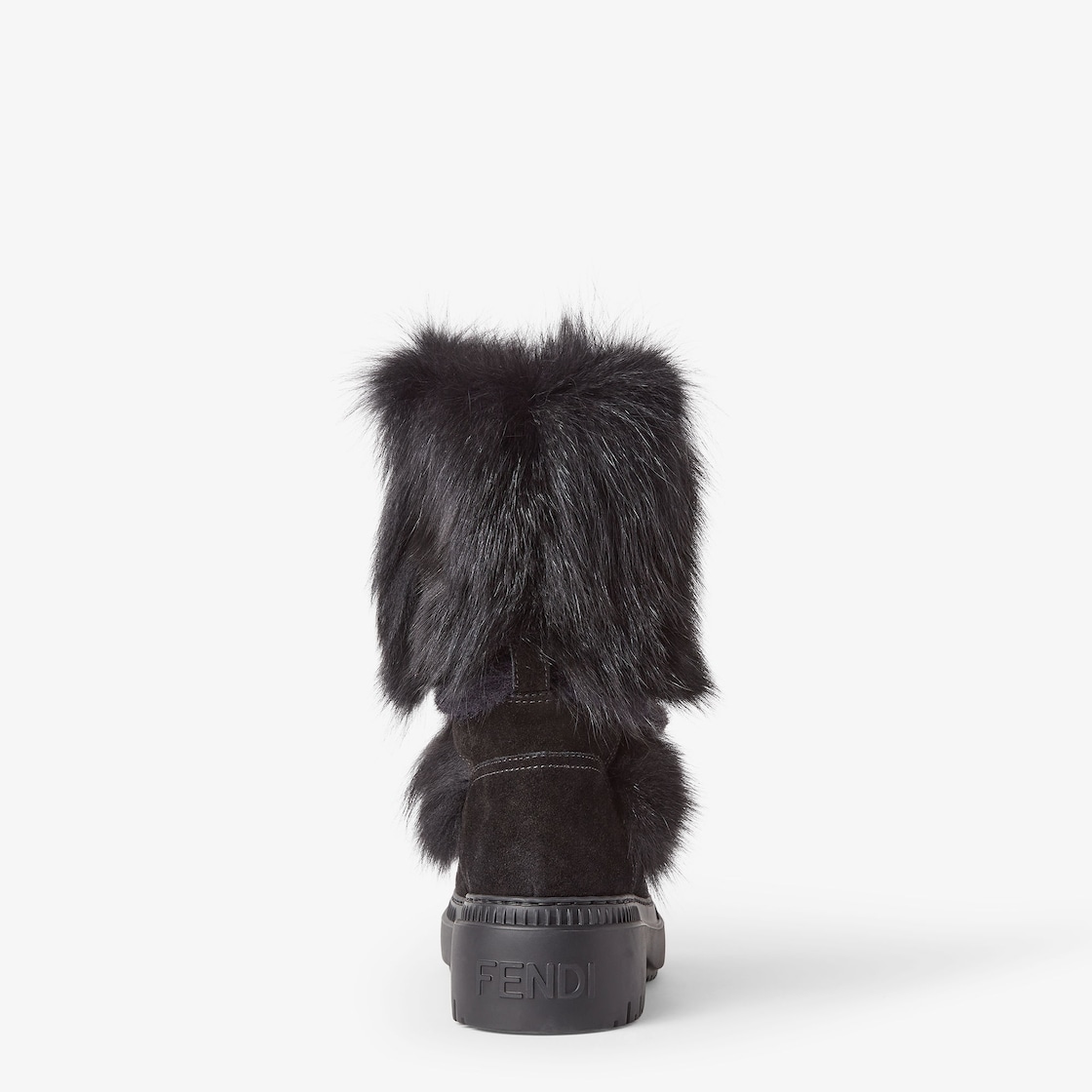 Apres Chic Black fox fur boots Black - Image 4/6