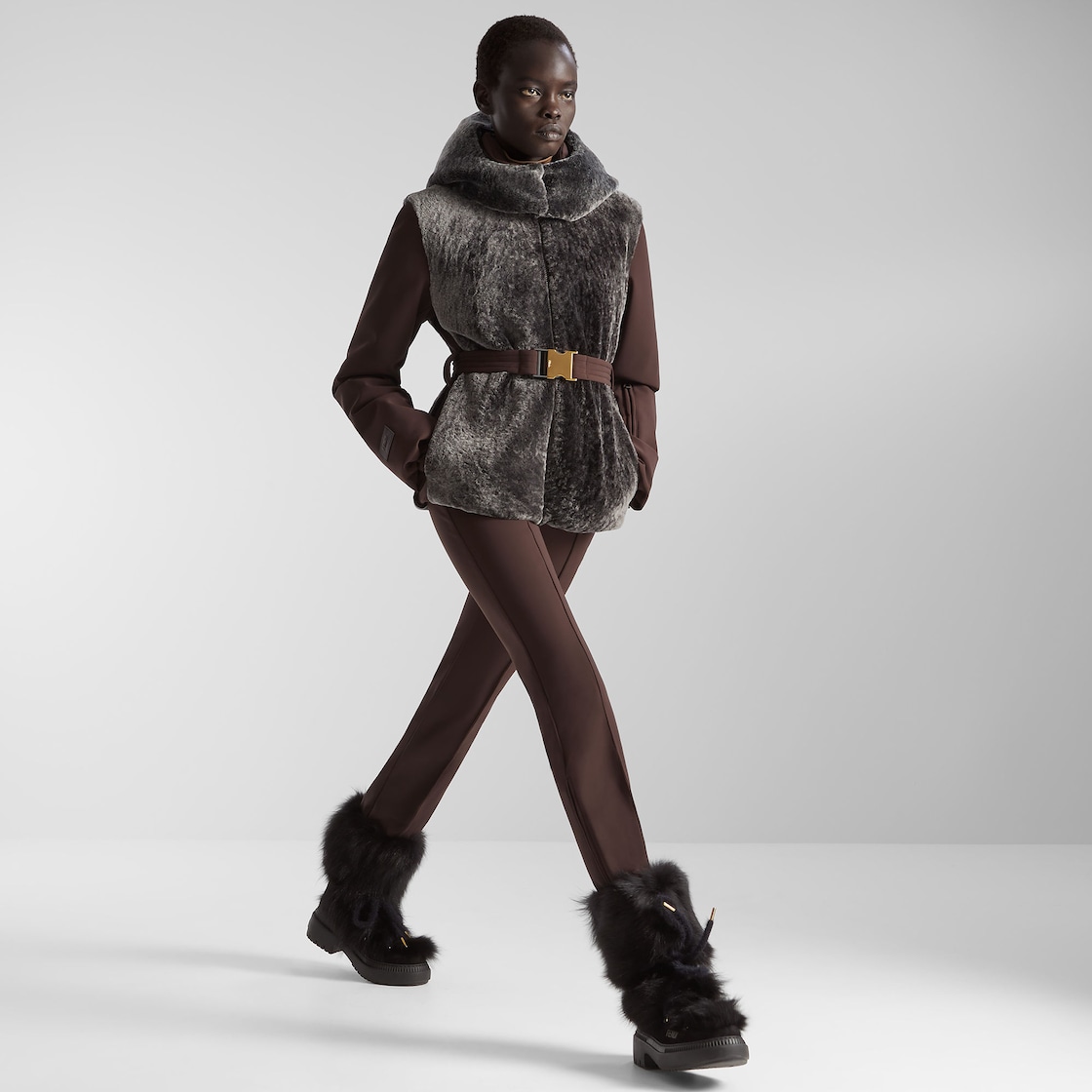 Apres Chic Black fox fur boots Black - Image 6/6