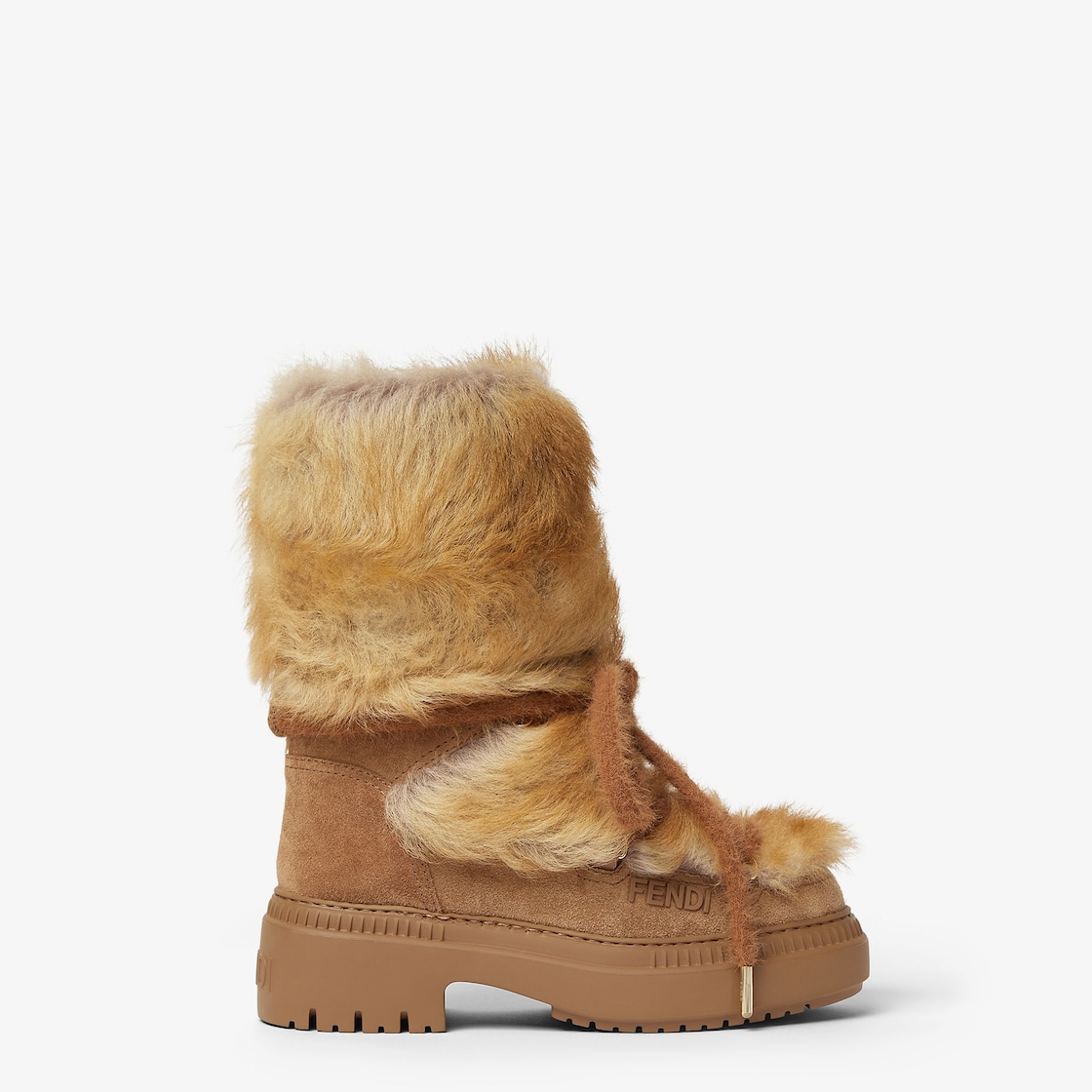 Apres Chic Light brown shearling boots Brown - Image 1/6