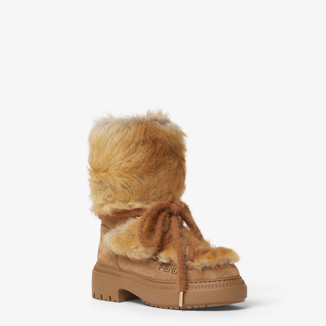Apres Chic Light brown shearling boots Brown - Image 3/6