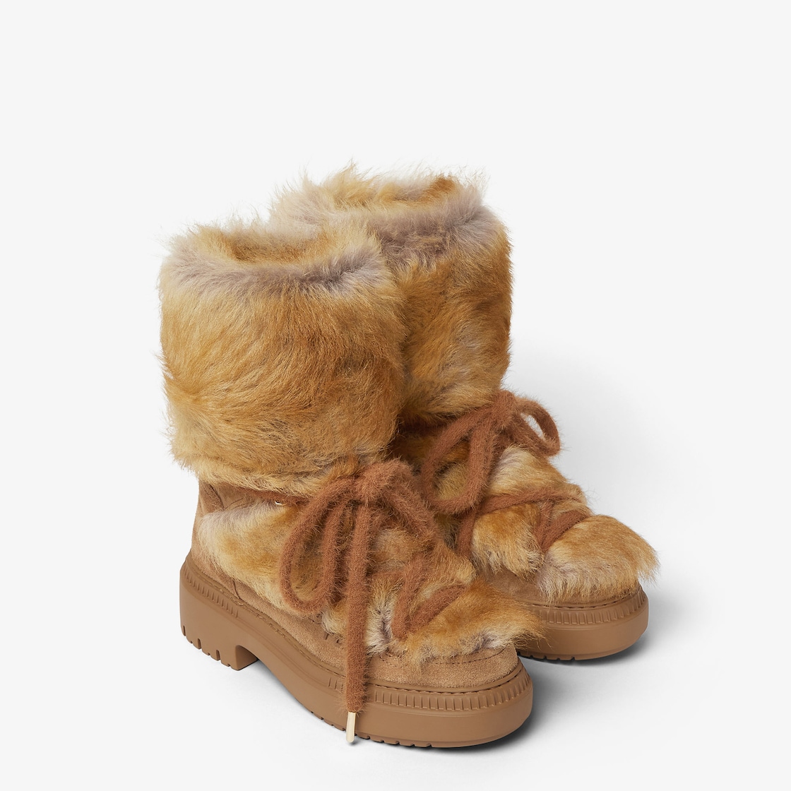 Apres Chic Light brown shearling boots Brown - Image 5/6