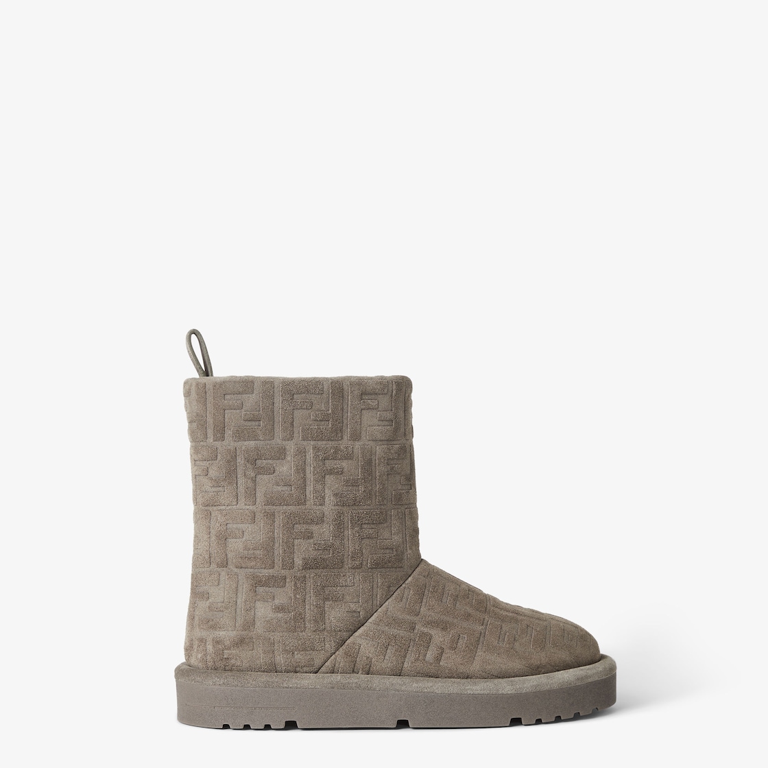 Apres Chic Gray FF suede low boots Gray - Image 1/5