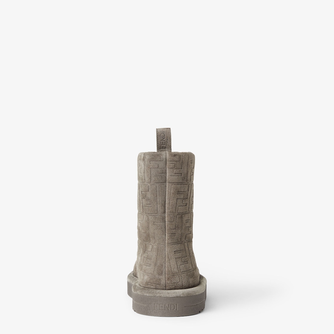 Apres Chic Gray FF suede low boots Gray - Image 3/5