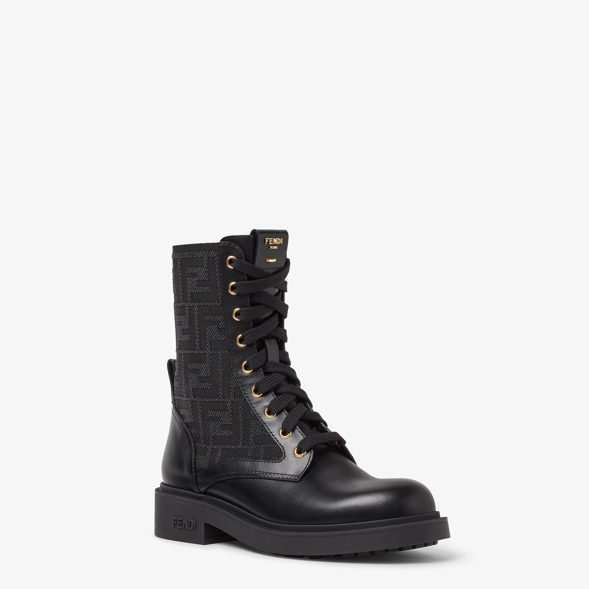 Fendi FFロゴ フラットシューズ ブラック 39 8T8857A379F1QPX_02?hash=
