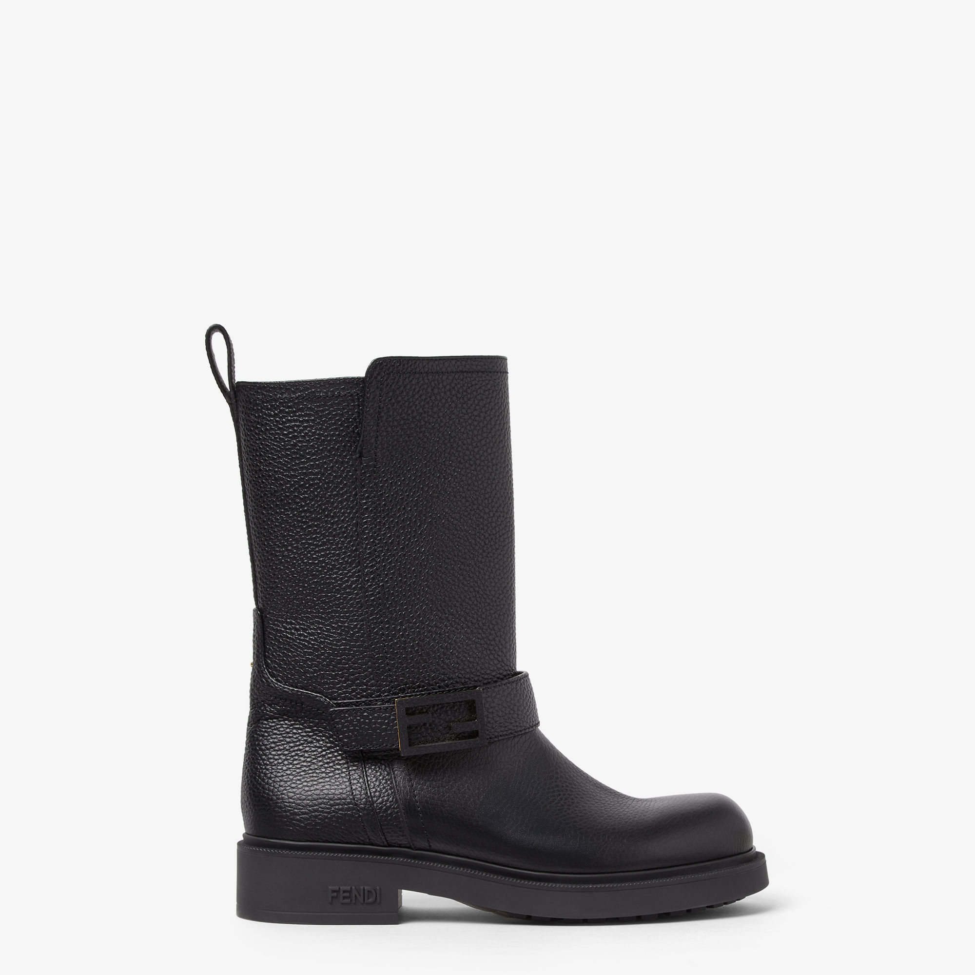 FENDI フェンディ スエードスクエアトゥバックジップブーツ 25cm 黒 楽天市場】FENDI フェンディ レザー 編み上げ レースアップ ブーツ