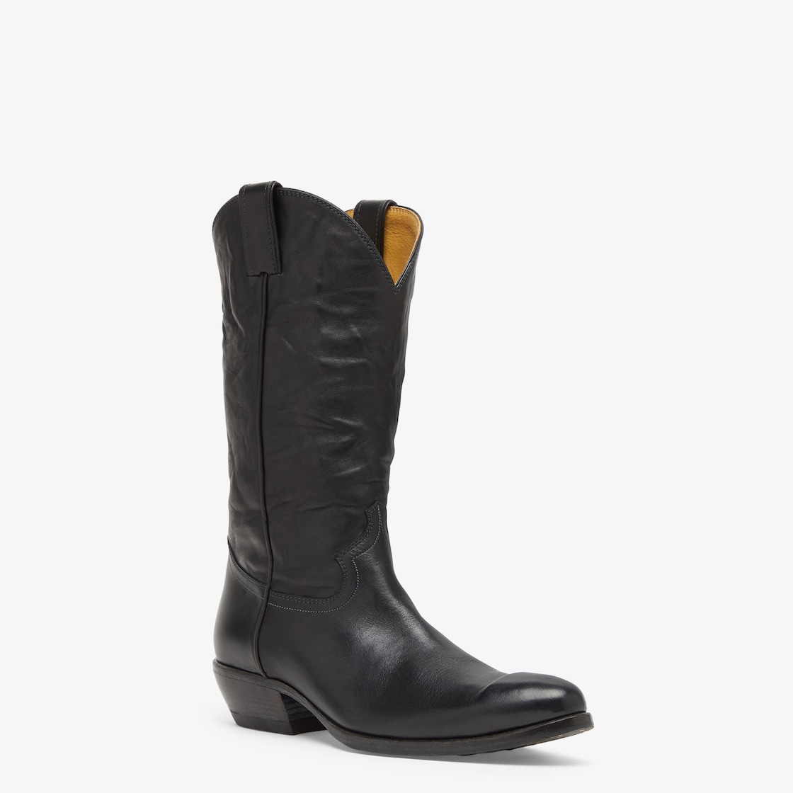 Fendi black best sale cowboy boots