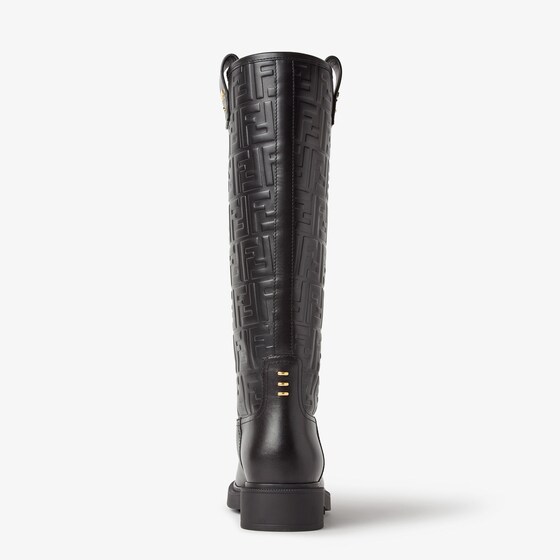 Fendi Tubular leg boots with round toe | Thumbnail 3