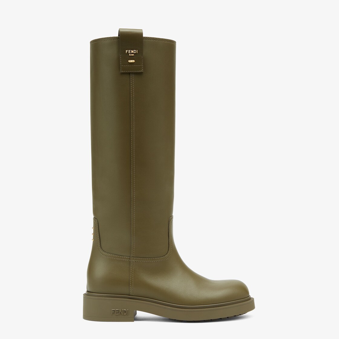 Fendi Filo Green leather boots Green - Image 1/4