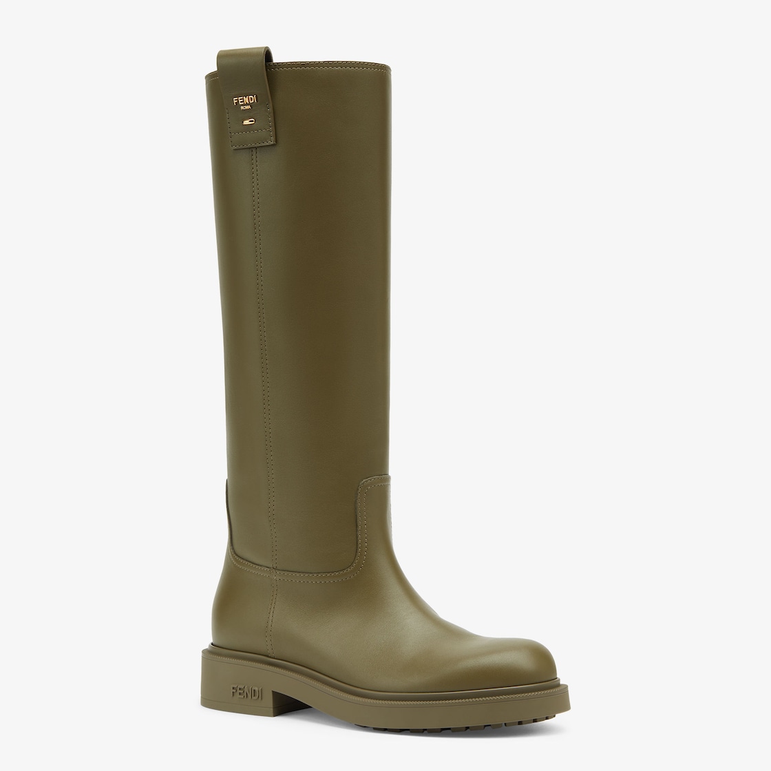 Fendi Filo Green leather boots Green - Image 2/4