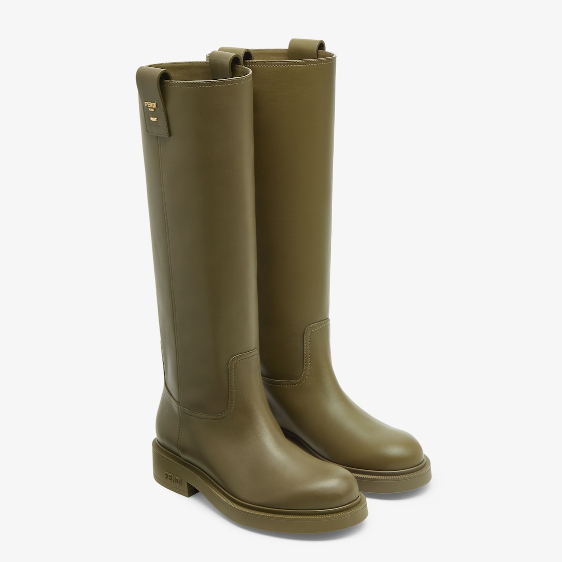 Fendi Filo Green leather boots Green - Image 4/4