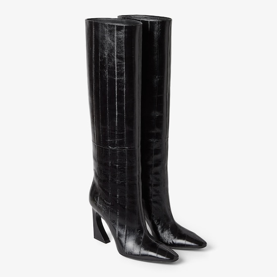 Fendi Tubular boots with tapered toe and high heel featuring | Thumbnail 4