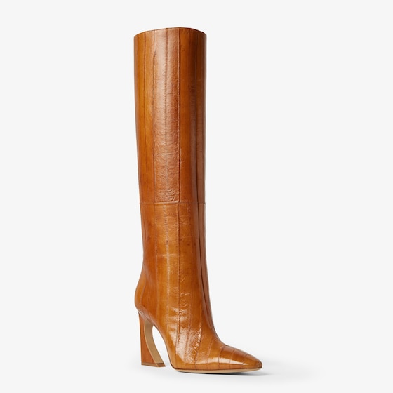 Fendi Tubular boots with tapered toe and high heel featuring | Thumbnail 2