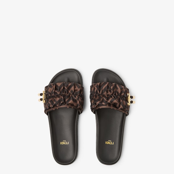 Fendi Wide-band flat slides | Thumbnail 4