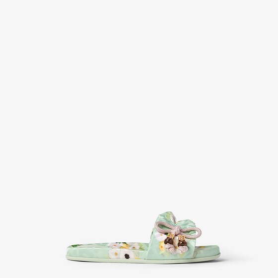 Fendi Wide-band flat slides
