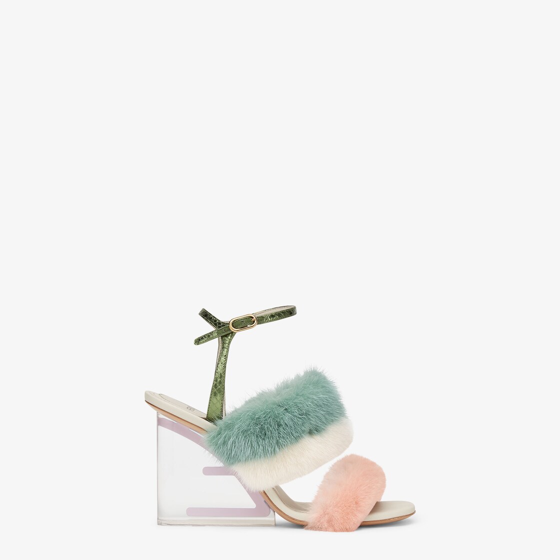 Fendi mink sandals online