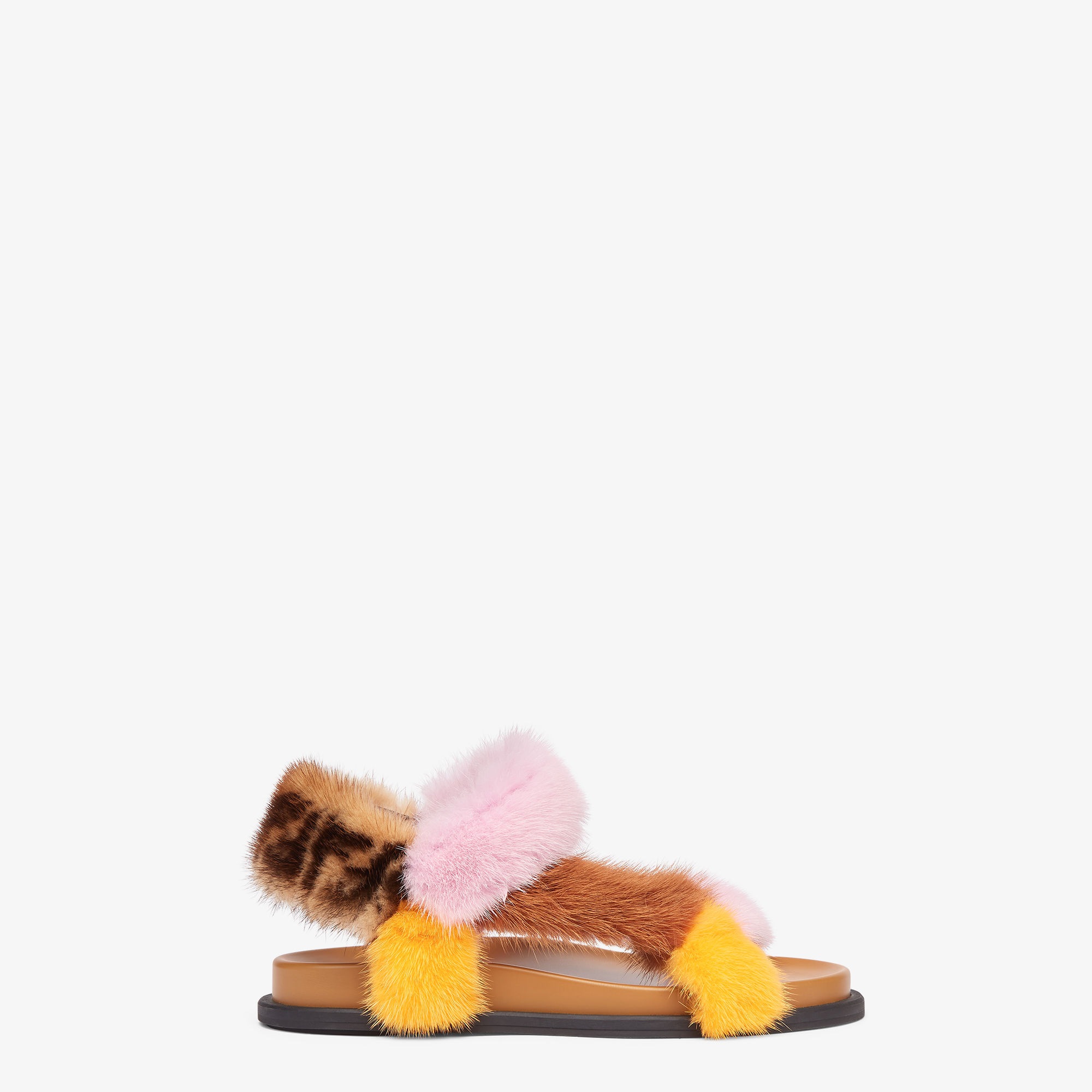 fendi fur sandals