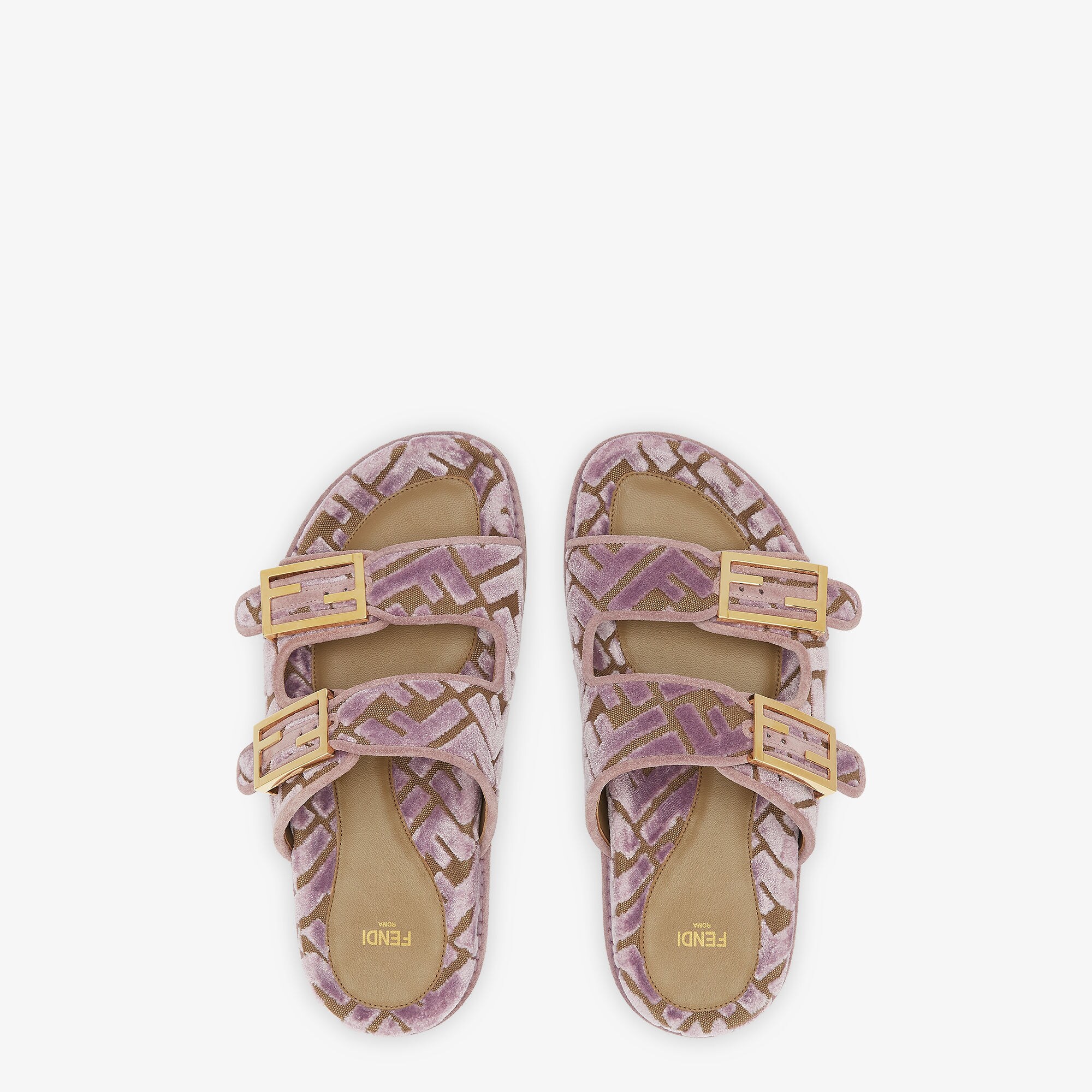 シューズ・サンダルその他 FENDI Woman Flat sandals Pink 8X8326AOTM F1R87 FENDI Baguette Sandals | Pink | FARFETCH