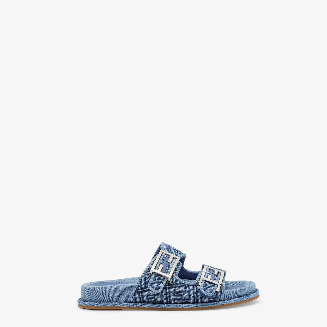 Fendi shop blue slides